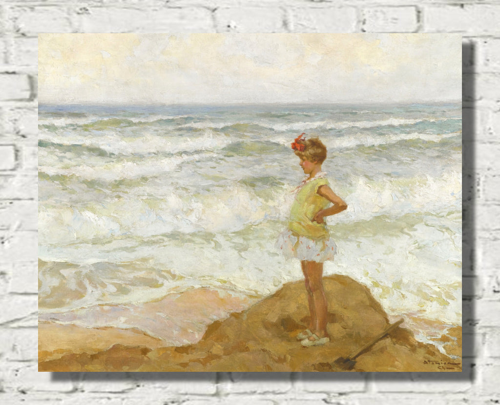 Girl by the Sea by Charles Atamian