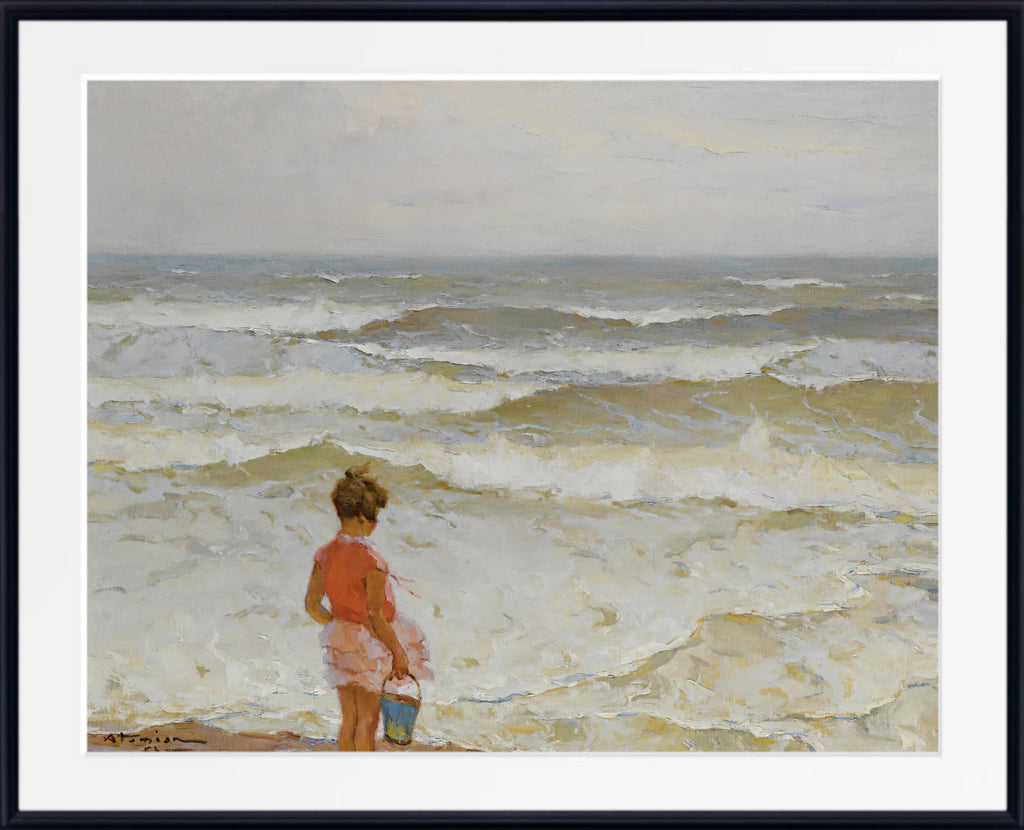 Girl by the Seashore by Charles Atamian