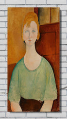 Amedeo Modigliani Wall Art Print, Girl in a Green Blouse (1917)