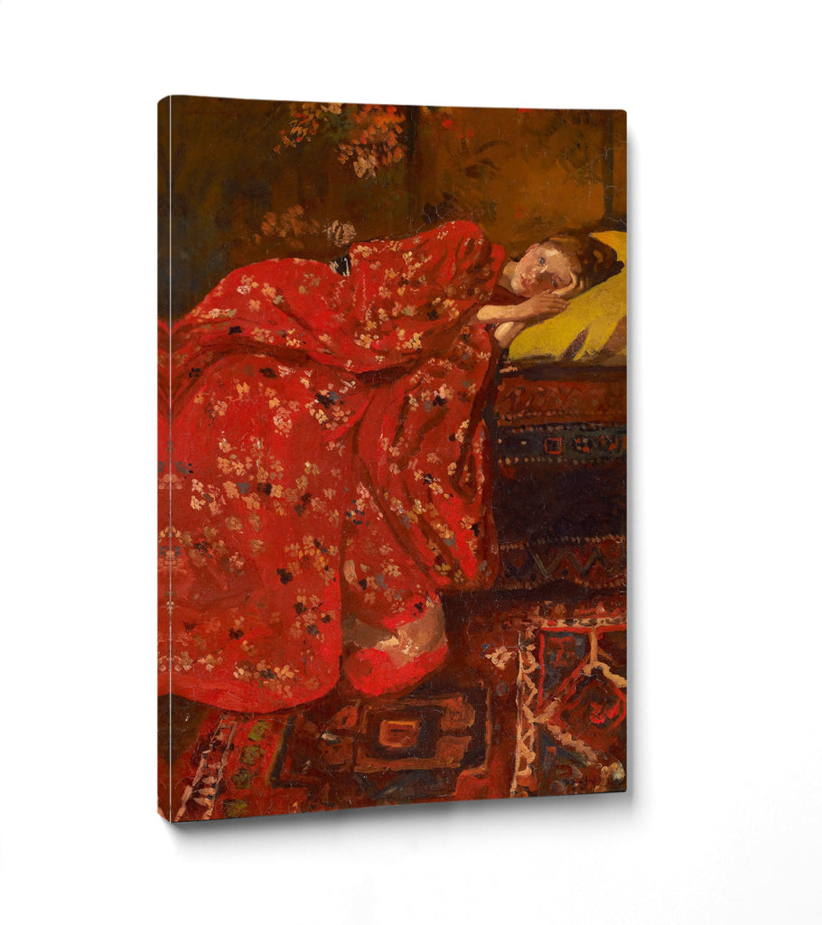 Girl in the Red Kimono, George Hendrik Breitner