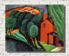 Oscar Bluemner Print, Glowing Night (1924)