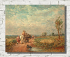 David Cox Print, Going to the Hayfield (1853)