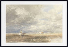 David Cox Print, Going to the Hayfield (1850's)