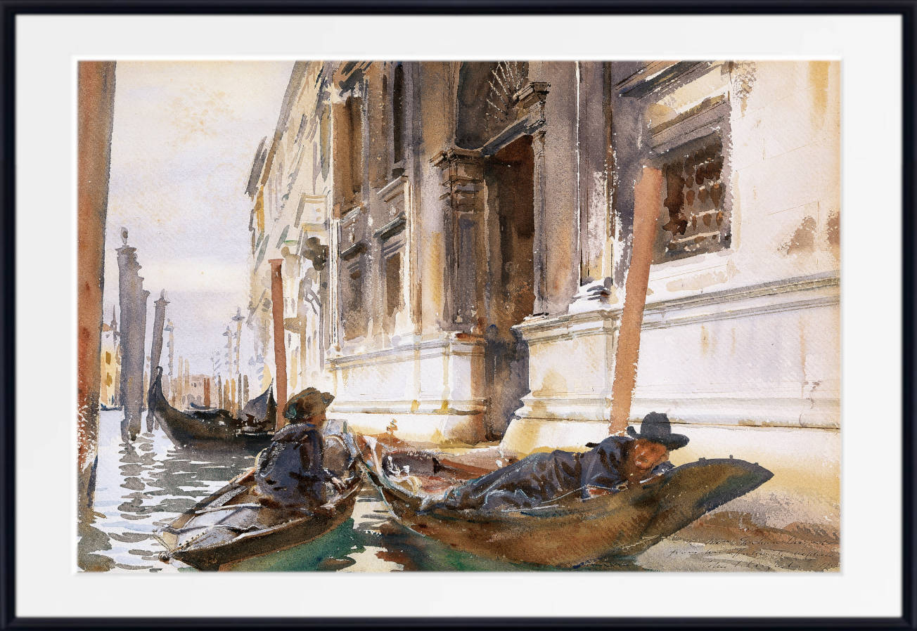 John Singer Sargent Print, Gondoliers’ Siesta (1904)