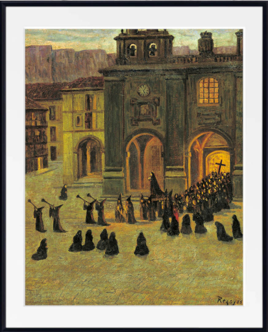 Darío de Regoyos Print, Good Friday Morning in Orduña (1903)