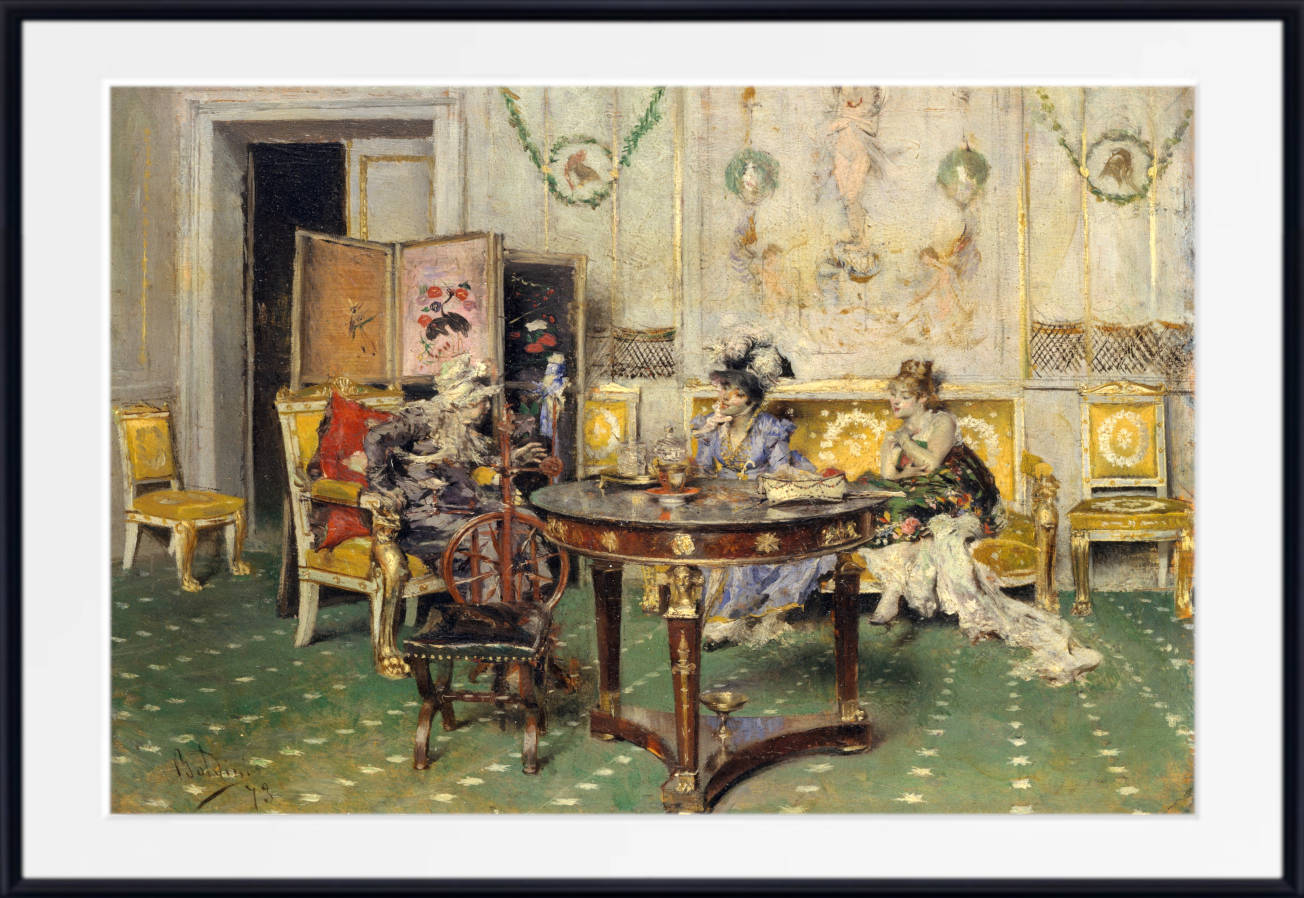 Giovanni Boldini Fine Art Print, Gossip