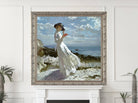 William Orpen Print, Grace reading at Howth Bay