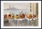 Marie Egner Print, Pomegranates on a windowsill