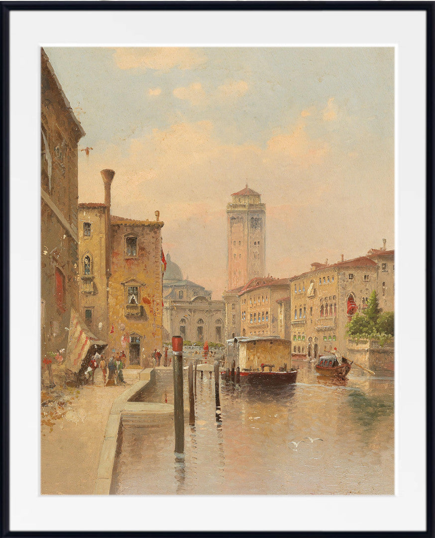 Karl Kaufmann Print, Grande Canal, Venice (1896)