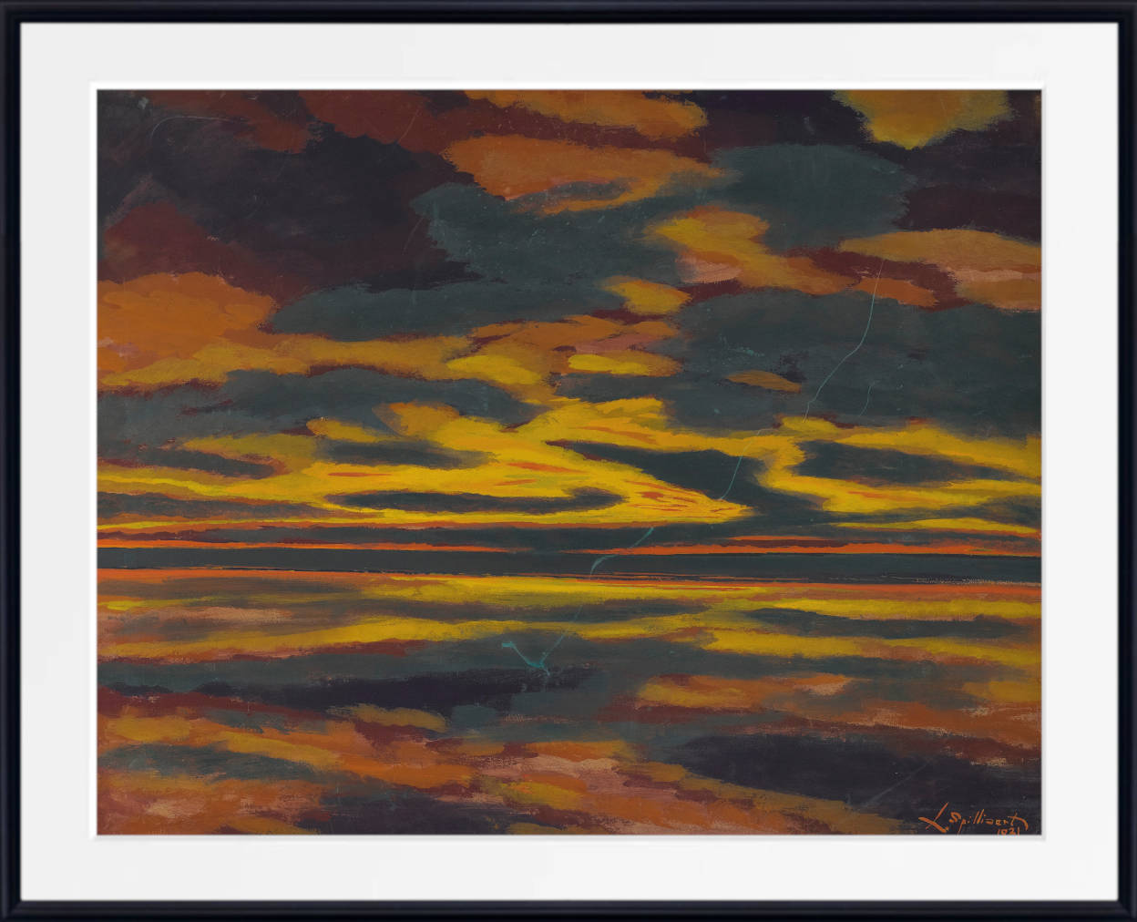 Léon Spilliaert Print, Ostend Embankment with Street Lights