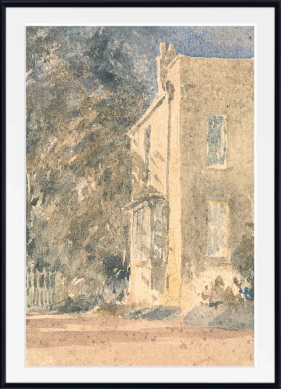 David Cox Print, Greenfield House (1840s)