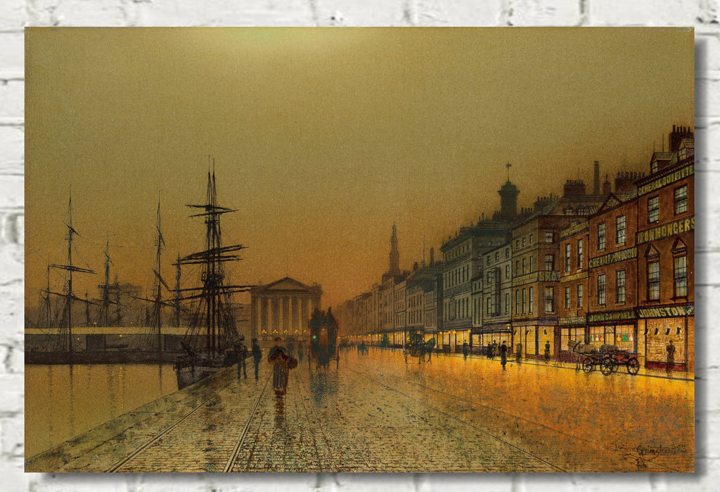Greenock Harbour at night (1893), John Atkinson Grimshaw