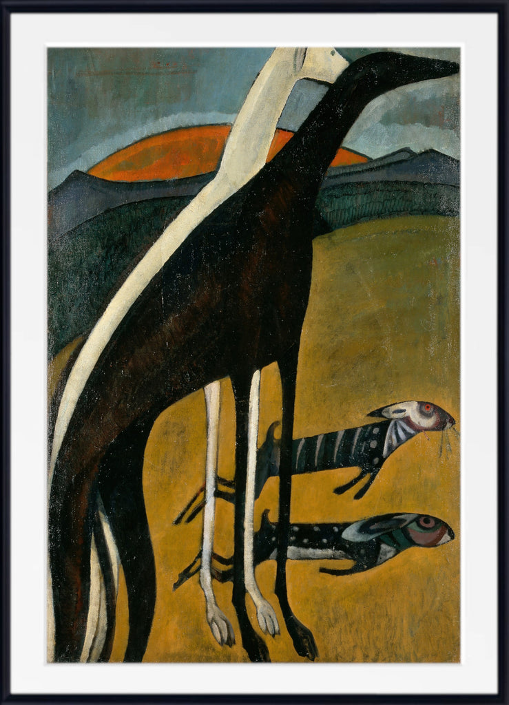 Greyhounds (circa 1911) by Amadeo de Souza Cardoso