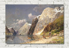 Karl Kaufmann Print, Pamoramic Fjord Landscape