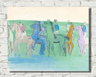 Raoul Dufy Print – Groupe De Jockeys Et Chevaux