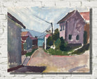 Otto Geigenberger Print, Gstadt am Chiemsee (1945)