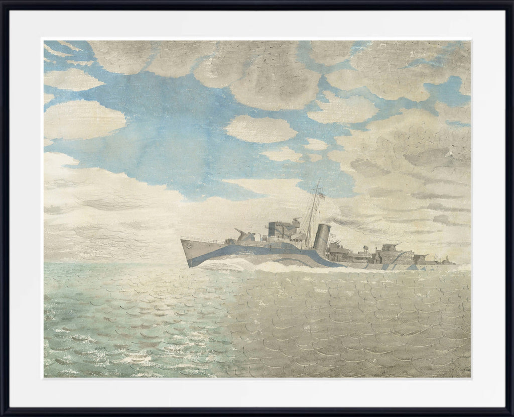 HMS Tetcott (1941) by Eric Ravilious