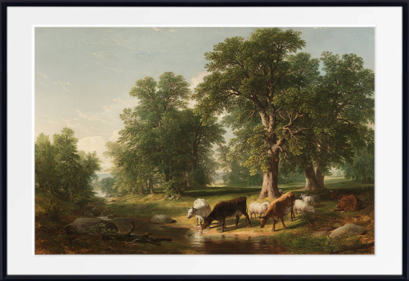 Asher Brown Durand, American Fine Art Print : First Harvest