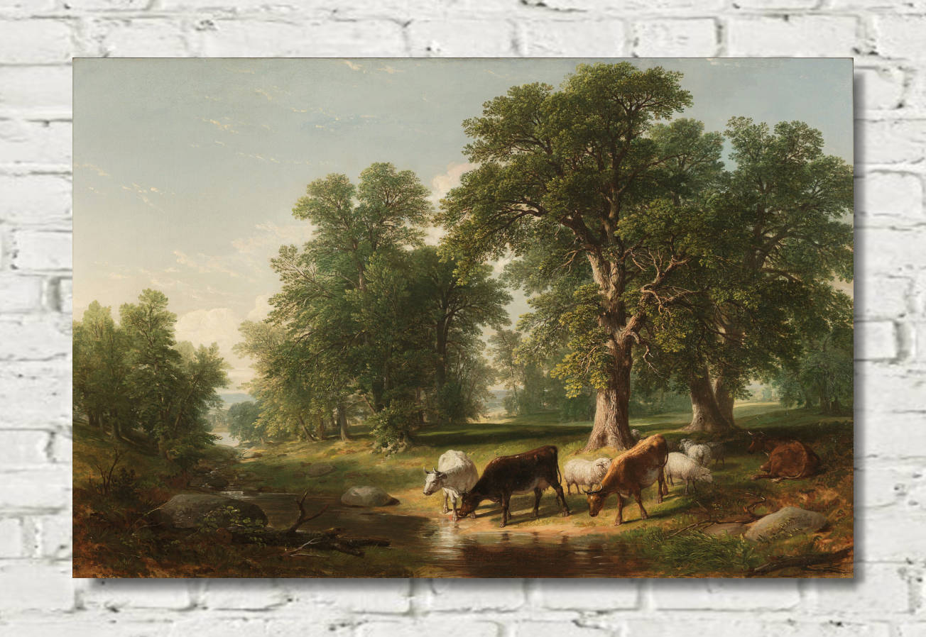 Asher Brown Durand, American Fine Art Print : First Harvest