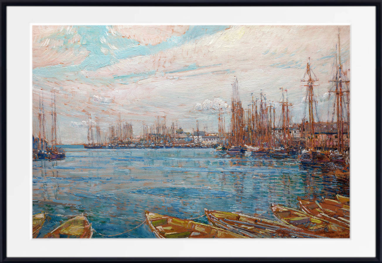 Frederick Childe Hassam Print : Harbor of a Thousand Masts (1919)