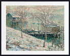 Harlem River Winter Scene, Ernest Lawson Fine Art Print