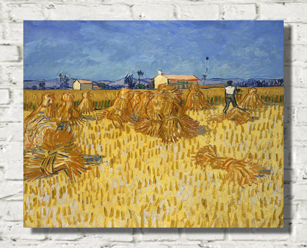 Harvest in Provence by Vincent van Gogh