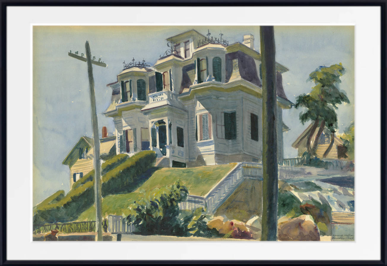 Edward Hopper Fine Art Print, Haskells House