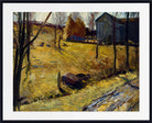 George Bellows Fine Art Print, Haystacks and Barn