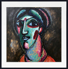 Alexej von Jawlensky, Head in Black and Green (1913)