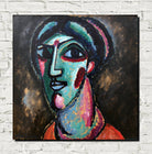 Alexej von Jawlensky, Head in Black and Green (1913)