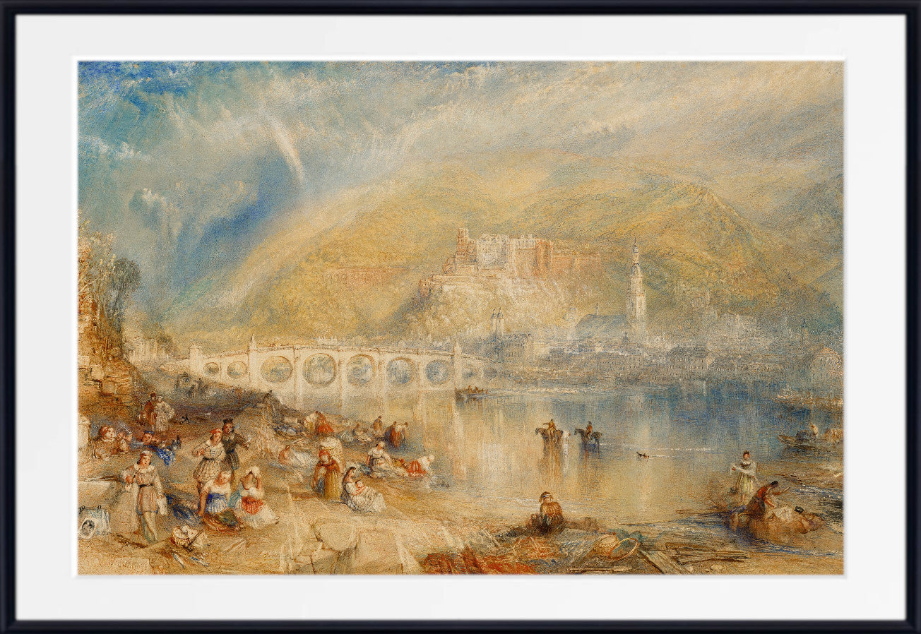 Heidelberg, with a Rainbow by William Turner