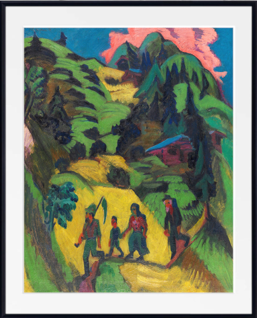 Returning This Year (1918) by Ernst Ludwig Kirchner