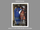 Desire, Samuel Taylor Coleridge Poem, Hellelil and Hildebrand Meeting on the Turret Stairs by Frederic William Burton