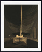 Léon Spilliaert Print, The airship Belgique II in its shed (1910)