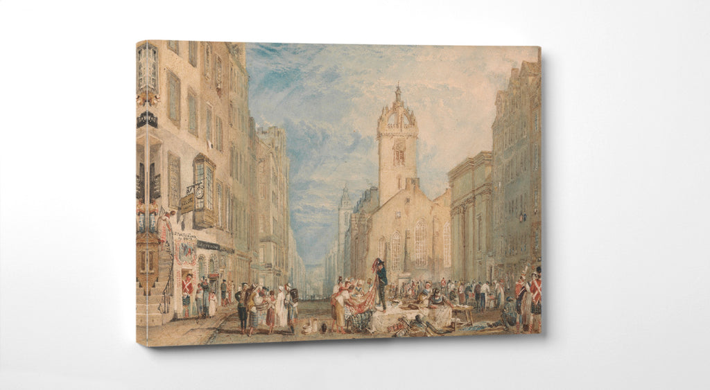 High Street, Edinburgh (ca. 1818) by William Turner