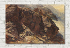 Edward Compton Print, High Mountain Study (1870)