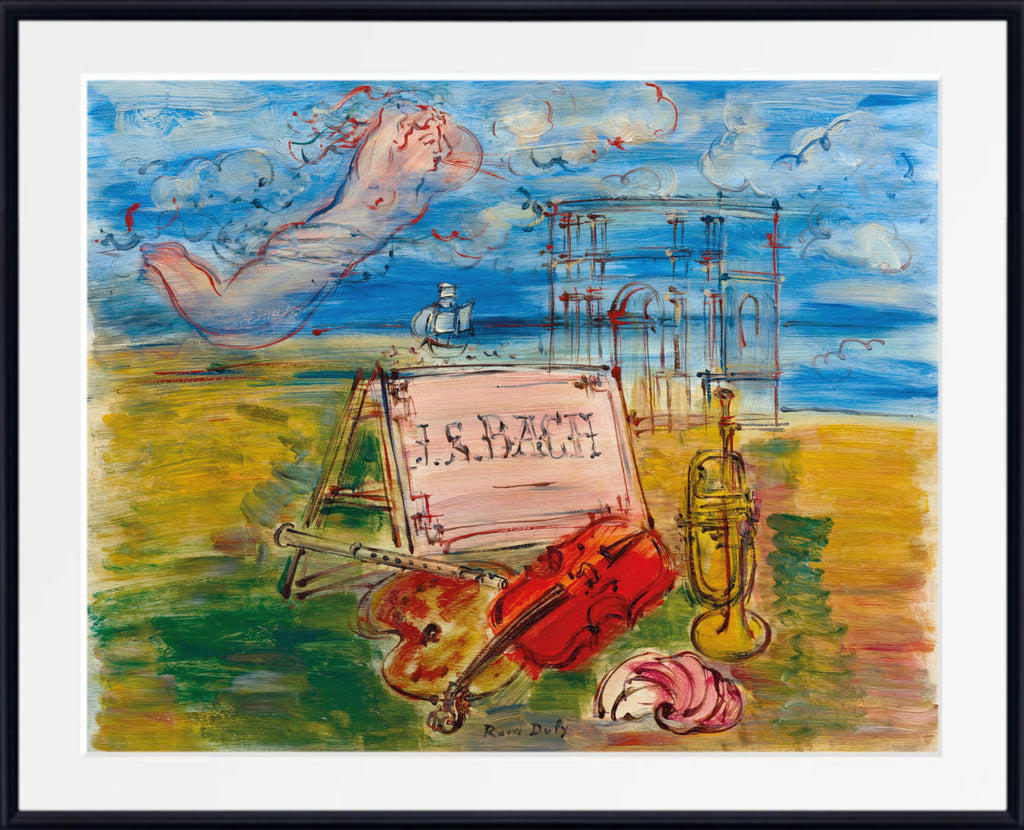 Hommage à Bach (1946) by Raoul Dufy