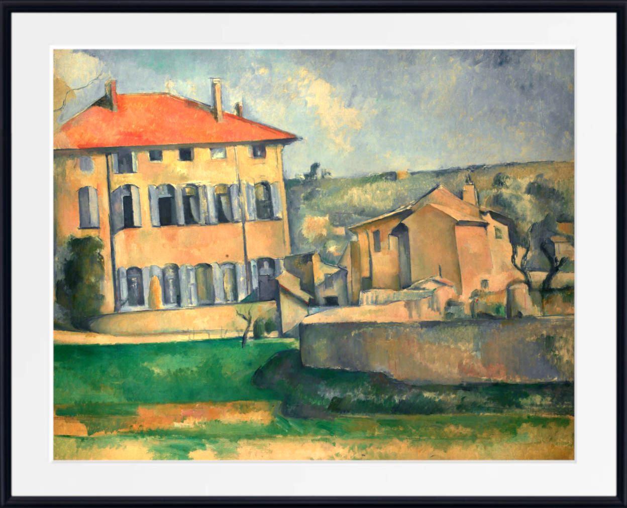 Paul Cézanne Print, House in Aix (1885)