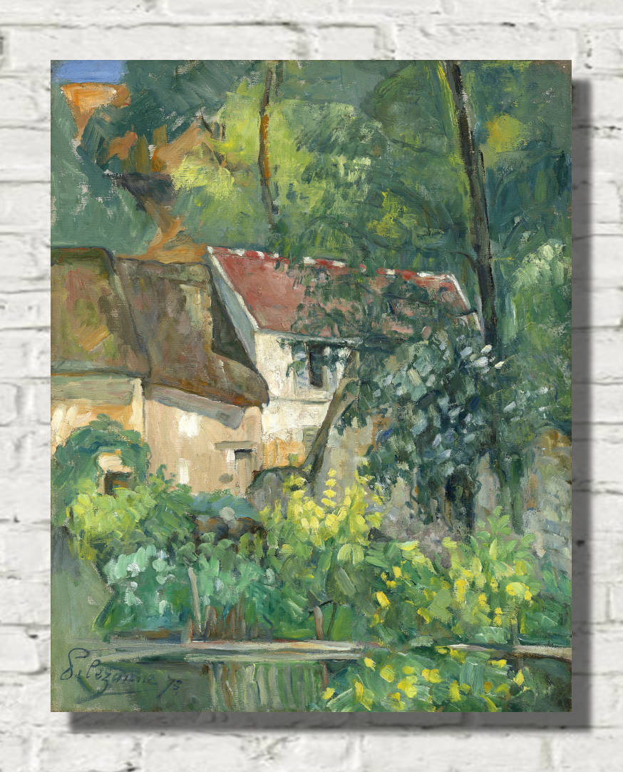 Paul Cézanne Print, House of Père Lacroix (1873)