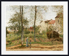 Camille Pissarro Print, Houses at Bougival (Autumn)