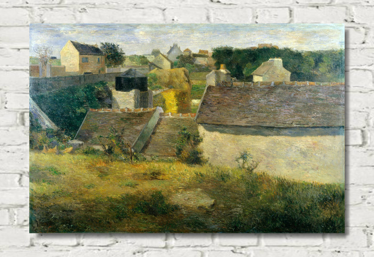 Paul Gauguin Print : Houses at Vaugirard