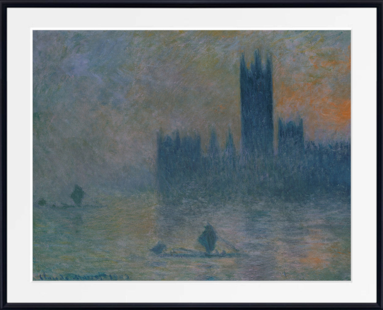 Houses of Parliament (Effect of Fog) by Claude Monet