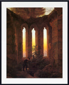 Caspar David Friedrich Fine Art Print, Hutten's Grave