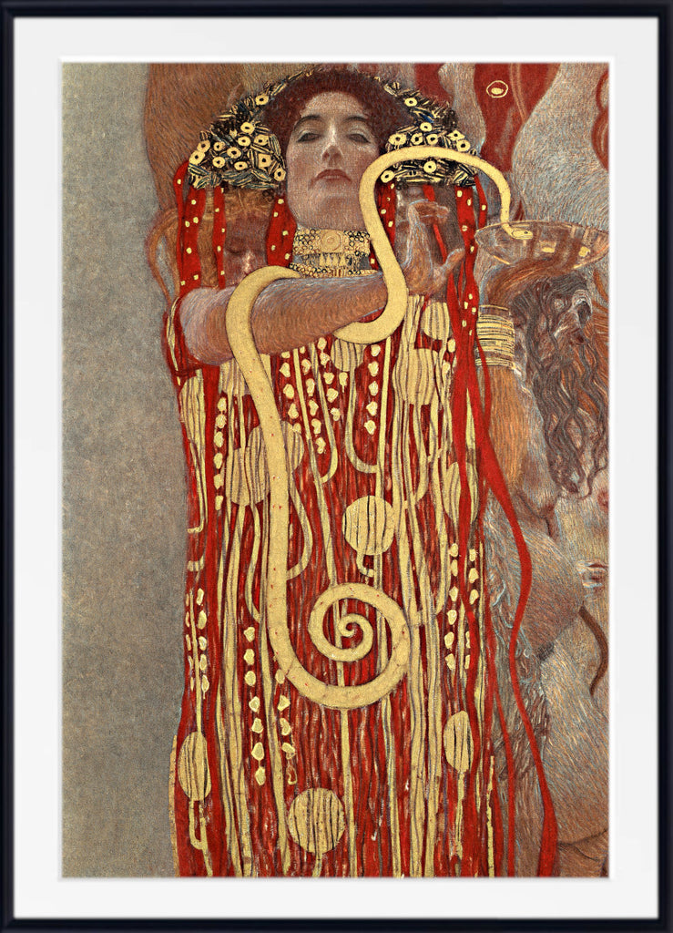 Gustav Klimt Fine Art Print, Hygieia, Goddess of Health