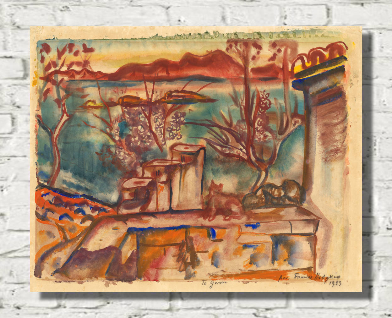 Frances Hodgkins Print, Ibiza, Balearic Islands (1933)