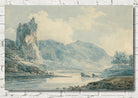 Ilam Rock, Dovedale, Derbyshire by William Turner