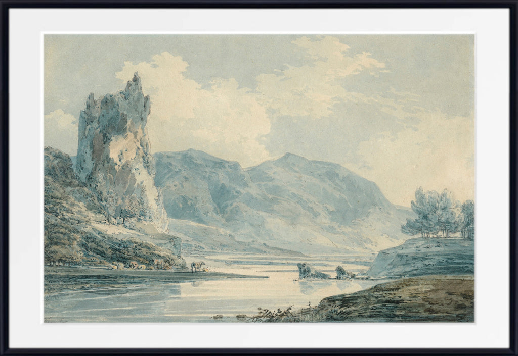 Ilam Rock, Dovedale, Derbyshire by William Turner