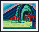 Oscar Bluemner Print, Illusion of a Prairie, New Jersey (Red Farm at Pochuck)