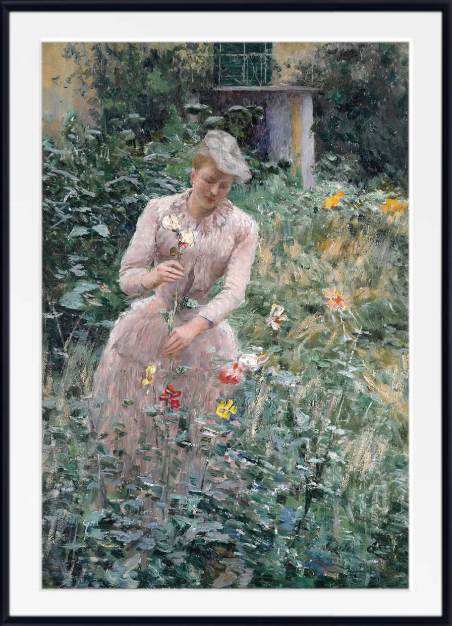 Emile Claus Print, In The Garden