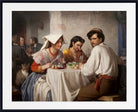 Carl Bloch Fine Art Print, In a Roman Osteria